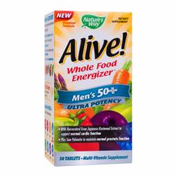 Alive multivitamine men`s 50+ ultra 30cp - NATURES WAY