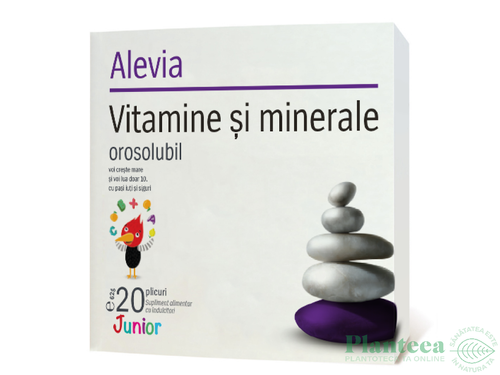 Vitamine minerale Junior orosolubile 20pl - ALEVIA