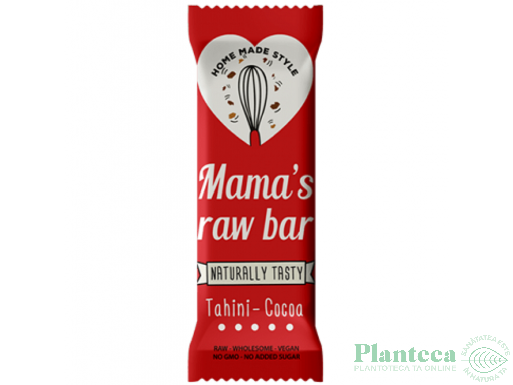 Baton vegan tahini cacao fara gluten eco 30g - MAMAS
