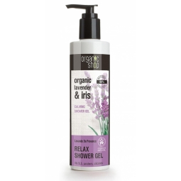 Gel dus relaxant ulei lavanda iris 280ml - ORGANIC SHOP