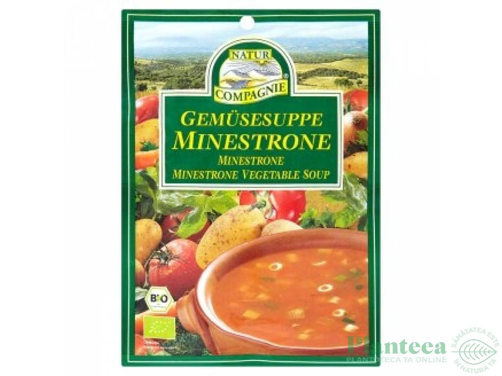 Supa paste legume Minestrone bio 50g - NATUR COMPAGNIE