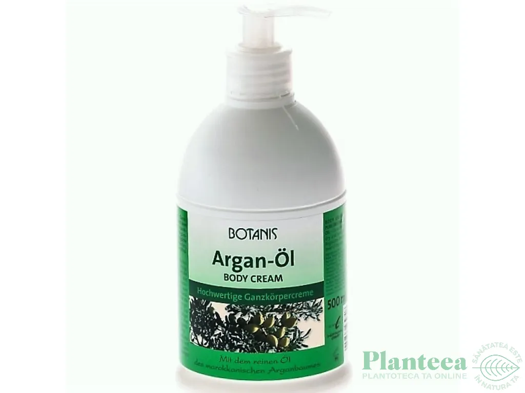 Crema ulei argan pompita 500ml - BOTANIS