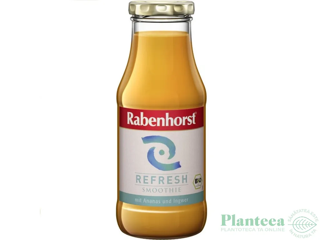 Smoothie Refresh ananas ghimbir eco 240ml - RABENHORST
