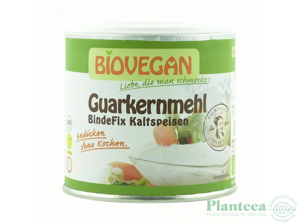 Guma guar praf fara gluten eco 100g - BIOVEGAN