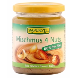 Pasta nuci mix 4sort eco 250g - RAPUNZEL