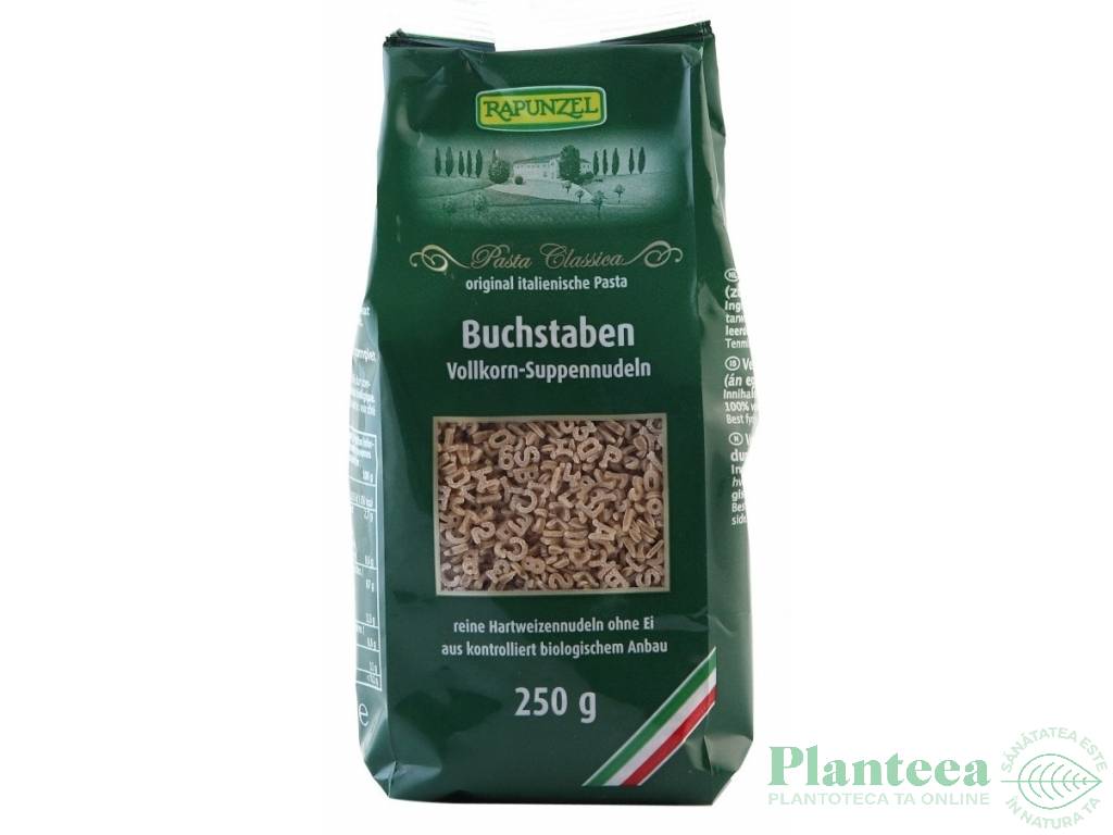 Paste litere grau integral eco 250g - RAPUNZEL