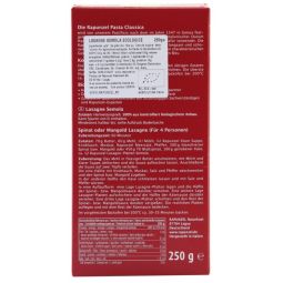 Paste lasagna grau semola eco 250g - RAPUNZEL