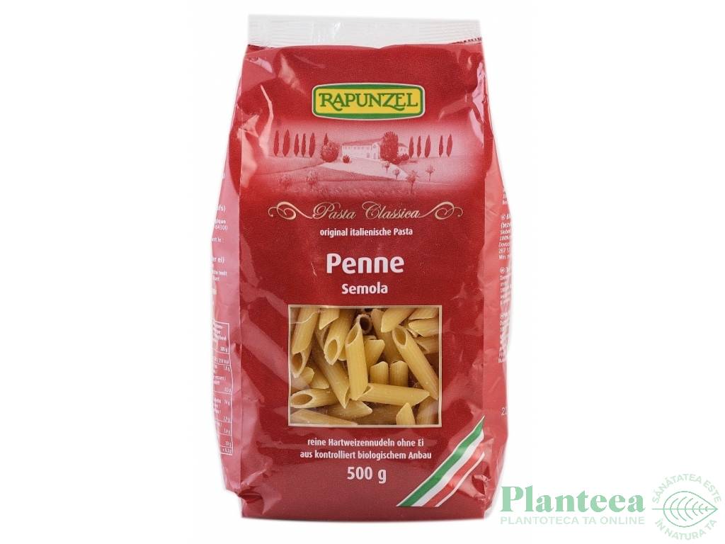 Paste penne grau semola eco 500g - RAPUNZEL