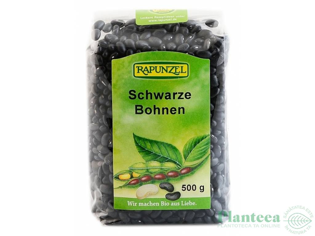 Fasole neagra boabe eco 500g - RAPUNZEL