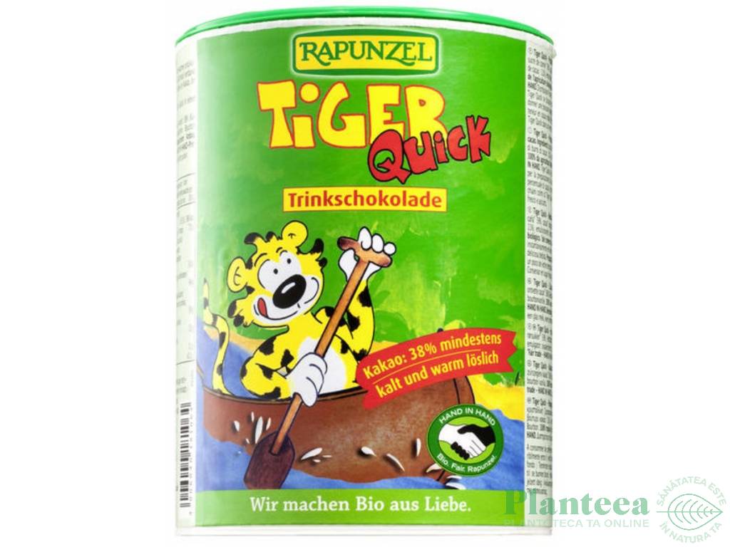 Ciocolata calda instant cristallino Tiger eco 400g - RAPUNZEL