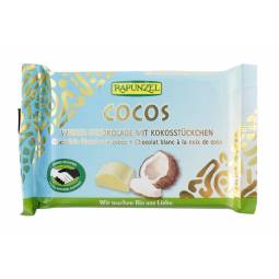 Ciocolata alba cocos eco 100g - RAPUNZEL