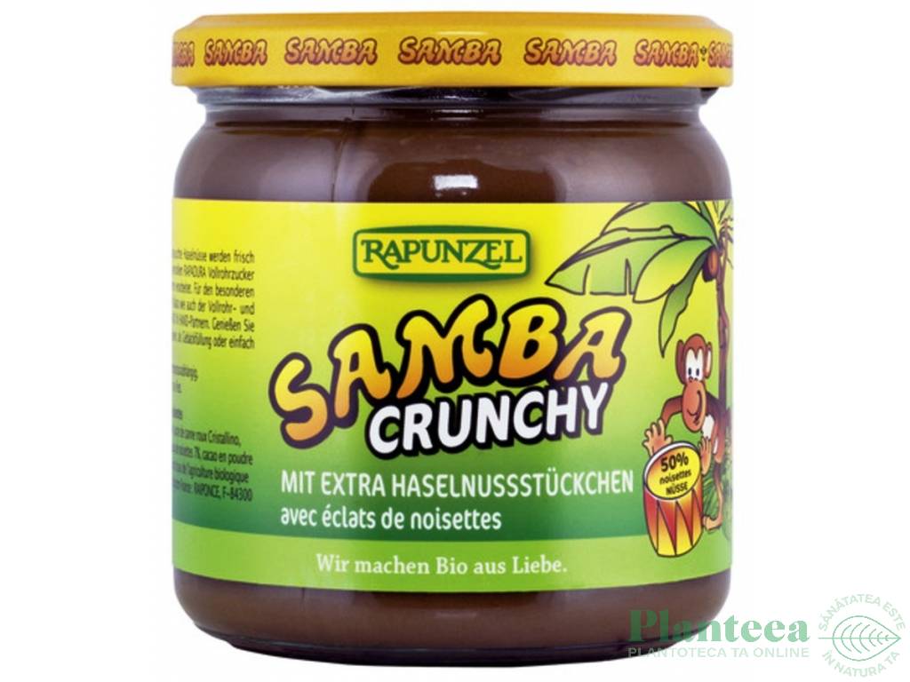 Crema desert alune cacao crunchy Samba eco 375g - RAPUNZEL