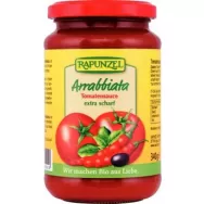 Sos tomat Arrabbiata picant 340g - RAPUNZEL