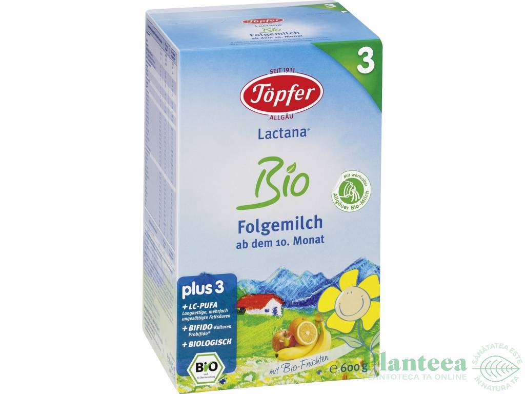 Lapte formula Lactana +10luni 600g - TOPFER