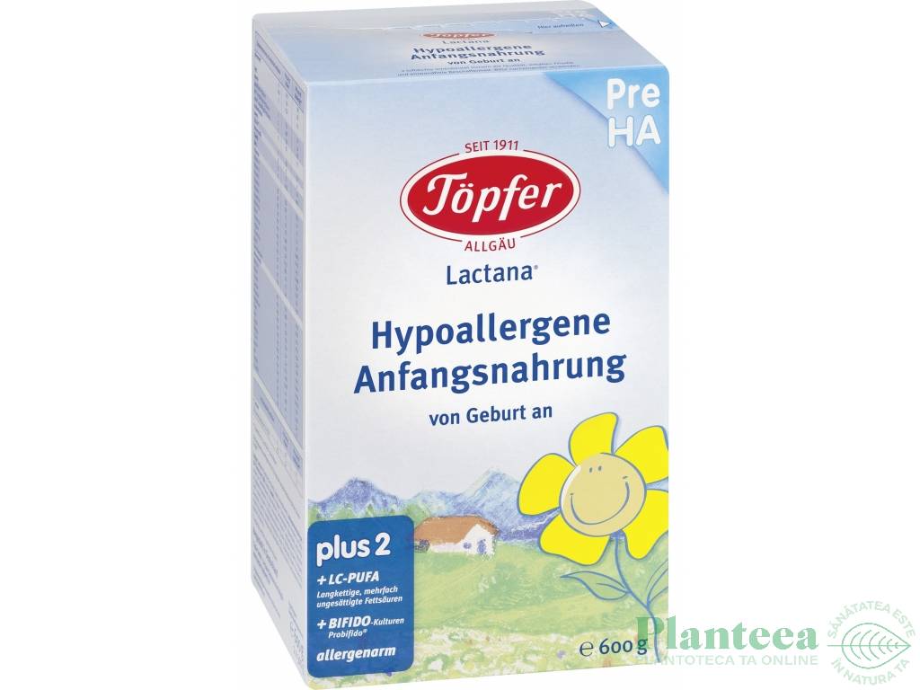 Lapte formula Pre HA Lactana +0luni 600g - TOPFER