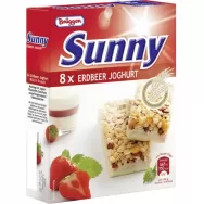 Batoane cereale capsuni iaurt Sunny 8x25g - BRUGGEN