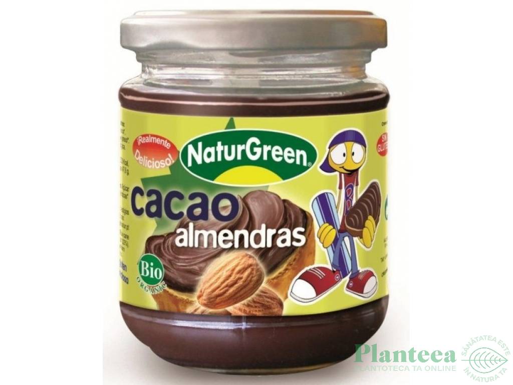 Crema desert migdale cacao raw eco 200g - NATURGREEN