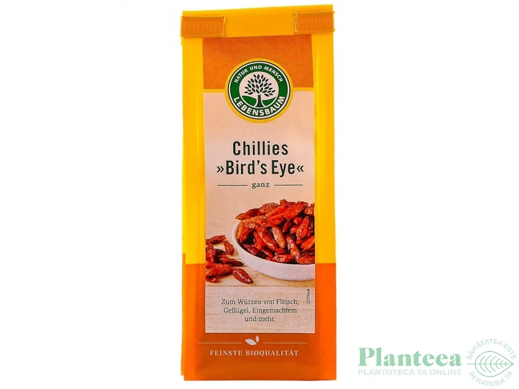 Condiment chilli intreg eco 20g - LEBENSBAUM