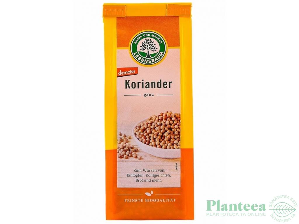 Condiment coriandru seminte eco 30g - LEBENSBAUM