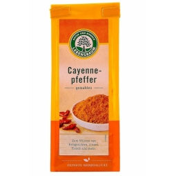 Condiment piper cayenne macinat eco 50g - LEBENSBAUM