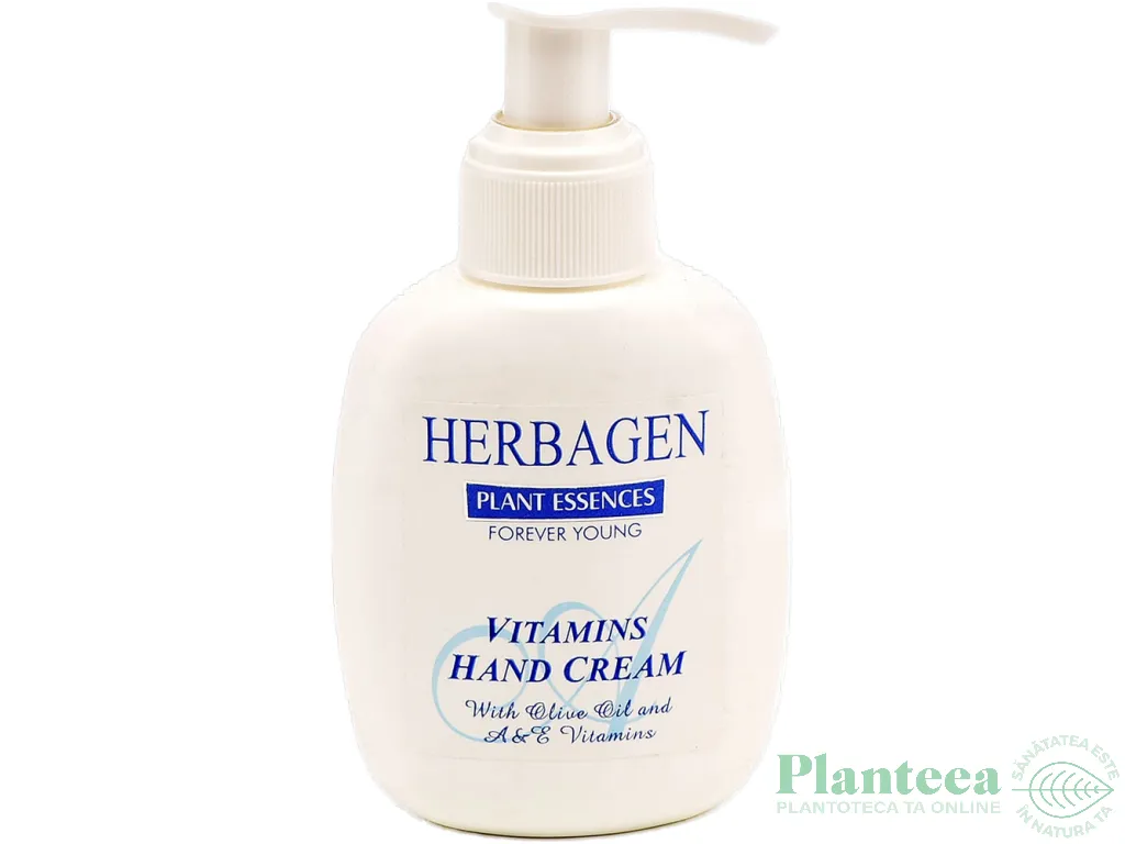 Crema maini vitamine A E ulei masline 100g - HERBAGEN
