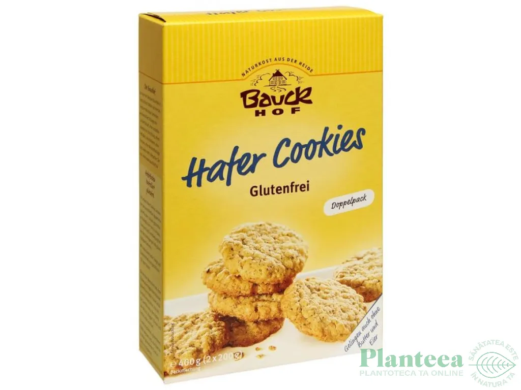 Premix fursecuri ovaz fara gluten eco 400g - BAUCK HOF