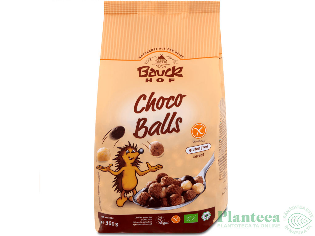 Bile crocante cereale ciocolata fara gluten international eco 300g - BAUCK HOF