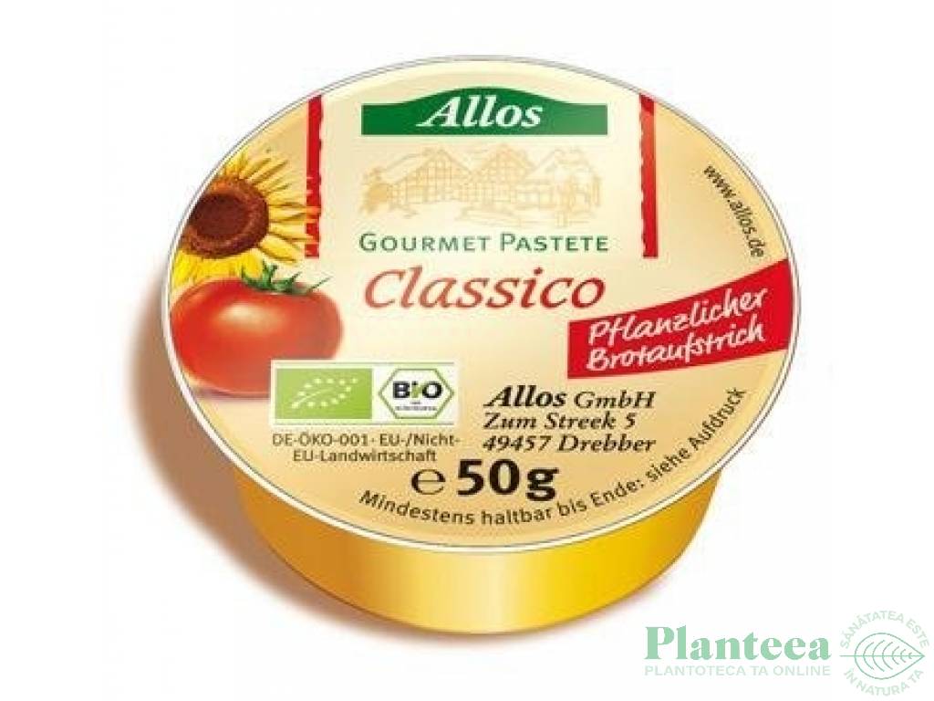 Pate vegetal clasic 50g - ALLOS