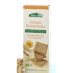 Biscuiti clasici spelta unt miere eco 150g - ALLOS