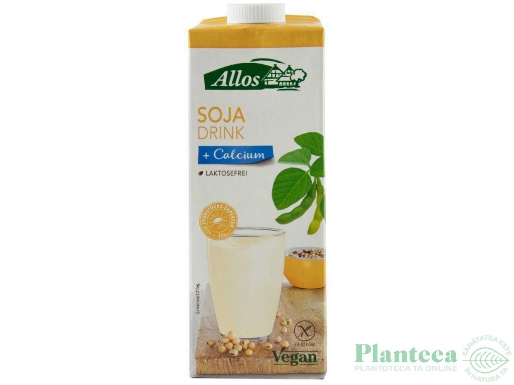 Lapte soia Ca fara gluten eco 1L - ALLOS