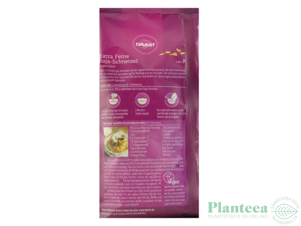 Soia texturata fulgi extrafini eco 200g - DAVERT