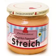 Pate vegetal fl soarelui ardei gras/iute eco 180g - ZWERGENWIESE