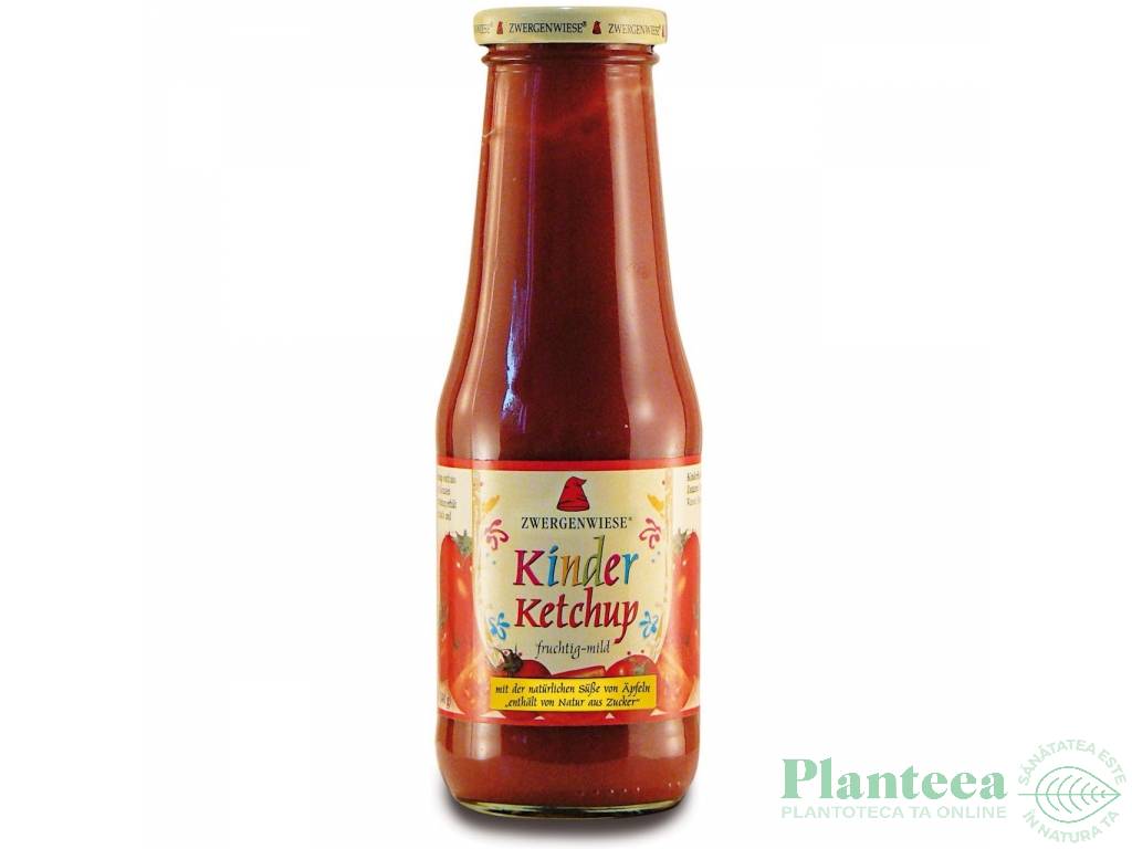 Ketchup indulcit cu mere copii eco 560g - ZWERGENWIESE