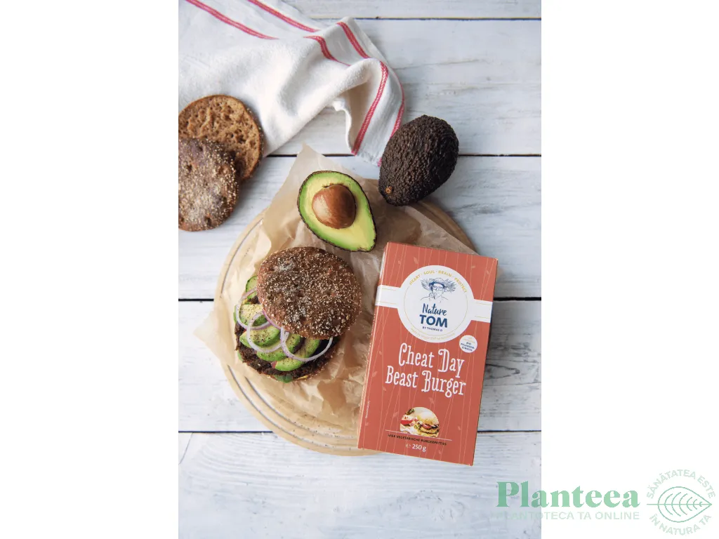 Burger vegan soia NatureTom 250g - TOFU TOWN