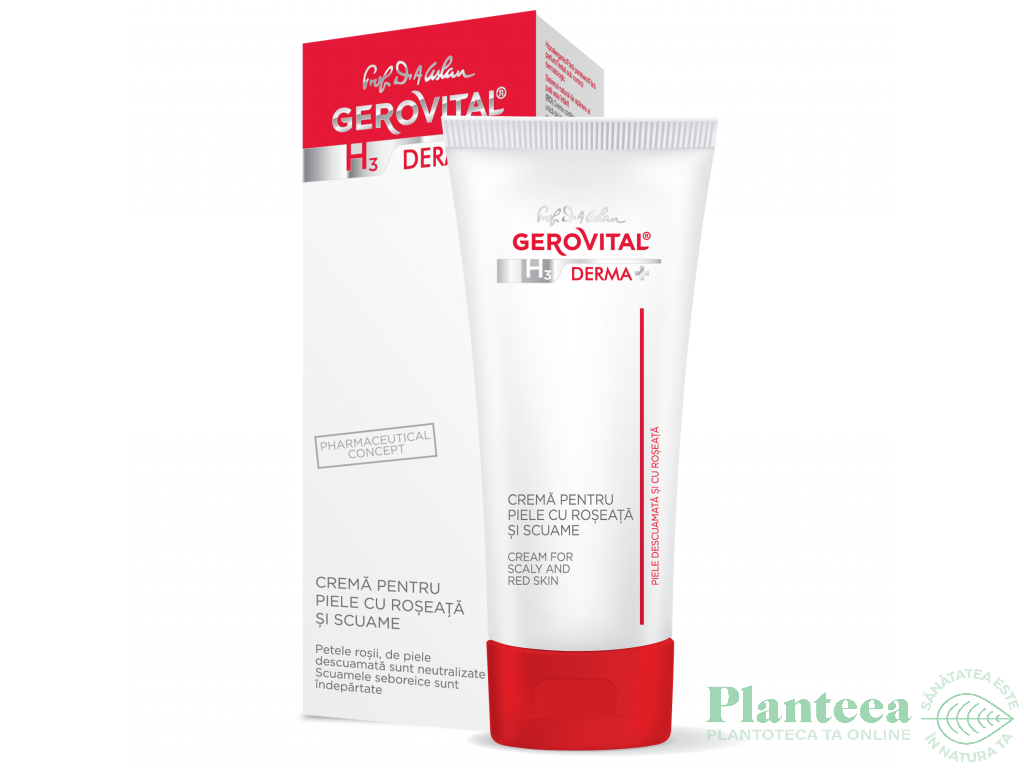 Crema piele roseata scuame 50ml - GEROVITAL H3 DERMA+