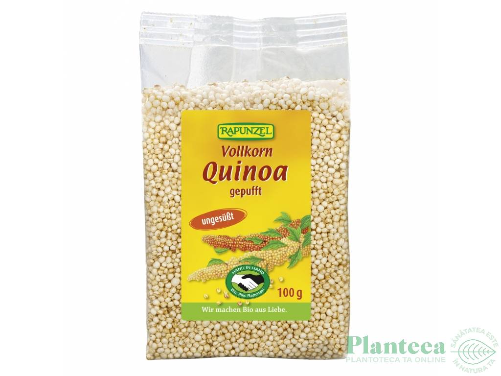 Quinoa integrala expandata boabe eco 100g - RAPUNZEL