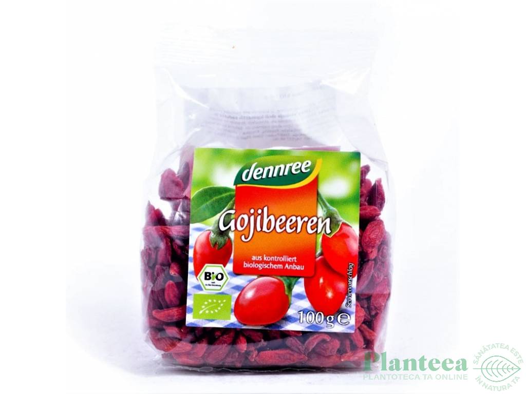Goji fructe uscate eco 100g - DENNREE