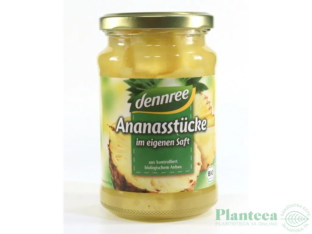 Compot ananas bucati eco 350g - DENNREE