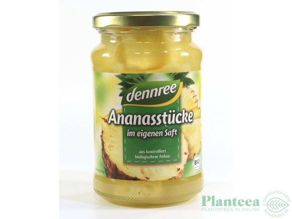 Compot ananas bucati eco 350g - DENNREE