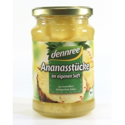 Compot ananas bucati eco 350g - DENNREE