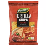 Chips tortilla ardei rosu eco 125g - DENNREE