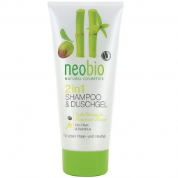 Sampon gel dus 2in1 masline bambus 200ml - NEOBIO