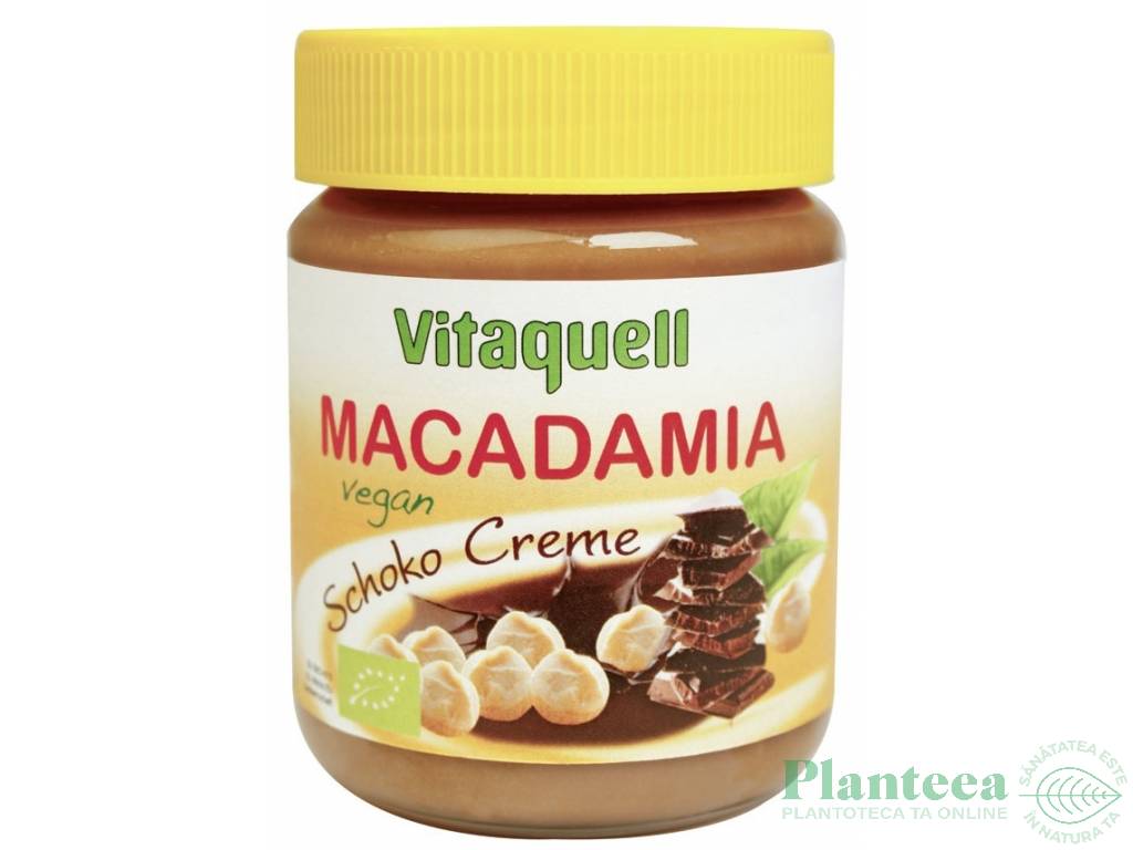 Crema desert macadamia ciocolata eco 250g - VITAQUELL