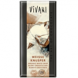 Ciocolata alba orez expandat eco 100g - VIVANI
