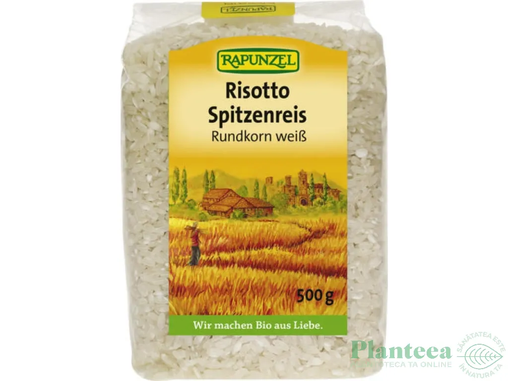 Orez bob rotund alb pt risotto eco 500g - RAPUNZEL
