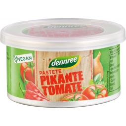 Pate vegetal tomate picant eco 125g - DENNREE