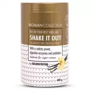 Pulbere shake proteic Shake It Out vanilie Woman Collection 400g - GOLD NUTRITION