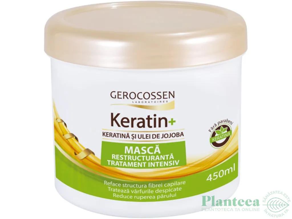 Masca par restructuranta Keratin+ 450ml - GEROCOSSEN