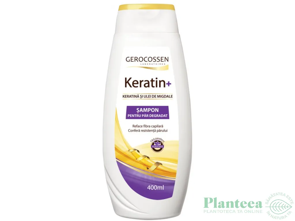 Sampon par degradat Keratin+ 400ml - GEROCOSSEN