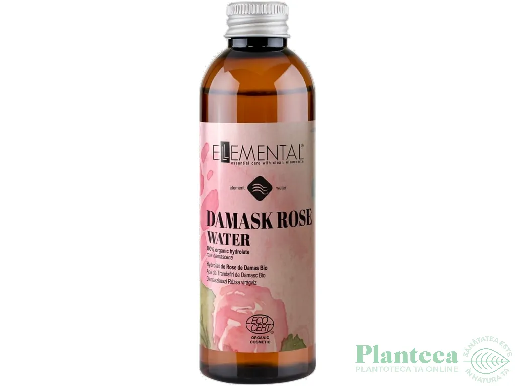 Apa florala trandafiri damasc 250ml - ELLEMENTAL